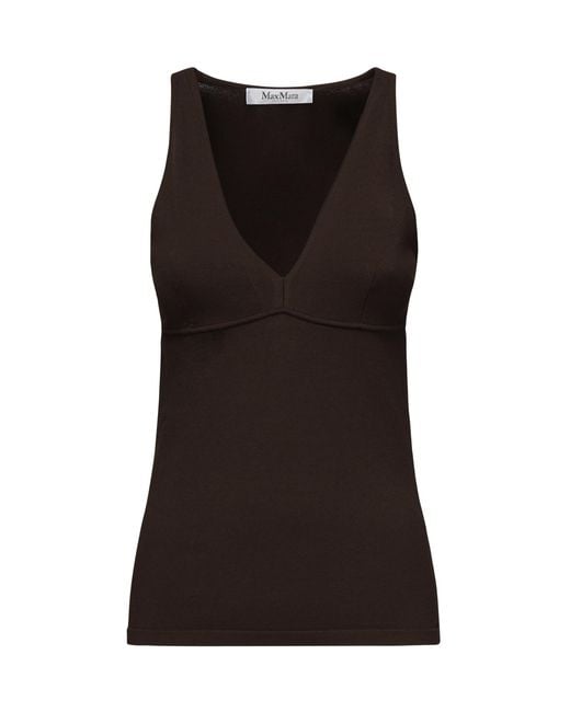 Max Mara Black Top Viscose
