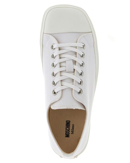 Moschino White Edge' Sneakers for men