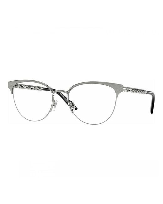 Versace Metallic Frame And Lens Eyeglasses
