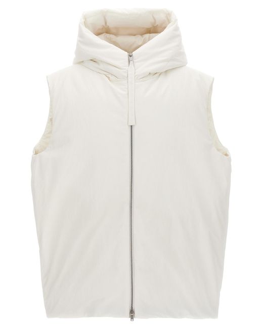Jil Sander White '01' Vest for men