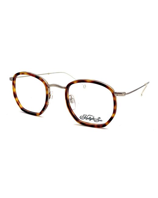 Hally & Son Brown Hs635 Glasses