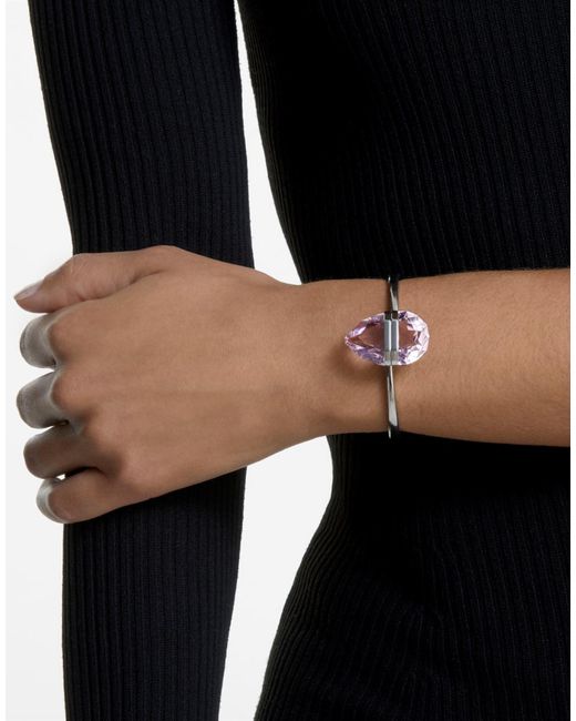 Swarovski Pink Lucent Mini Bangle Bracelet