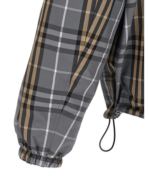 Burberry Gray 'Newport' Reversible Jacket for men