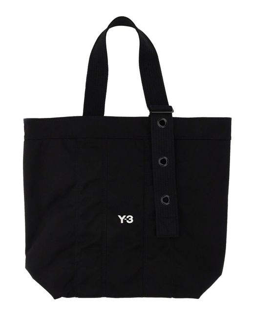 Y-3 Black Y-3 Tote Bag for men