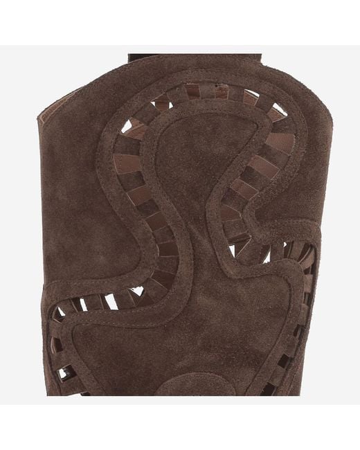 Sartore Brown Suede Boots