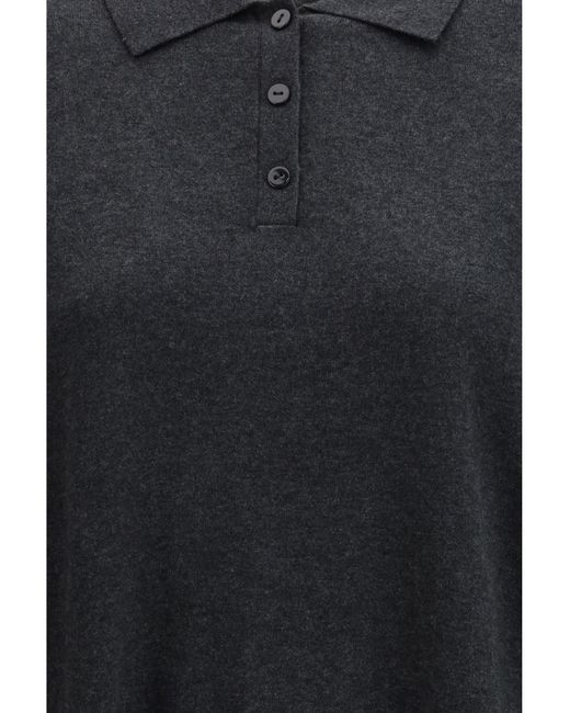 Lisa Yang Black Caisa Sweater Cotton; Kashmir/Capra Hircus
