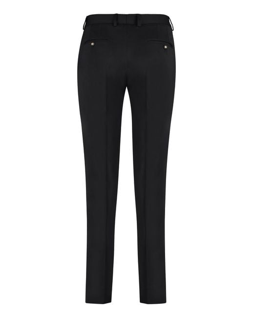 Dolce & Gabbana Black Stretch Gabardine Trousers
