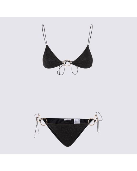 Oseree Black Lumiere Micro Bikini Beachwear