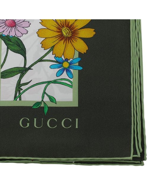 Gucci Green Scarfs Silk
