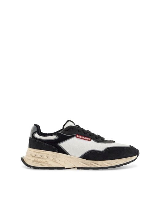 DSquared² Black Sprinter Sneakers for men