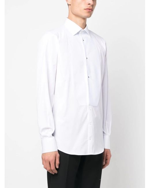 Dolce & Gabbana White Elegant Slim Fit Tuxedo for men