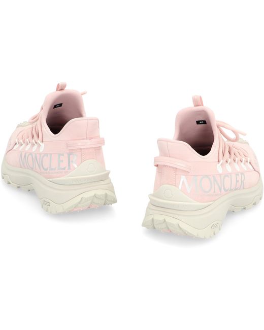 Moncler Pink Trailgrip Lite 2 Sneakers Upper: Polyester Trainers
