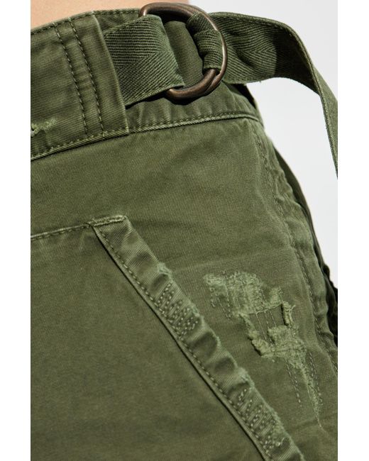 DSquared² Green Pants With Pockets for men