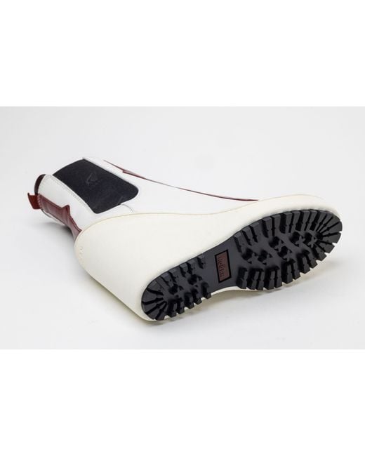 Hogan White H249 Hi-Top Matelasse Shoe