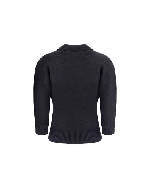 Khaite Blue Herve Sweater