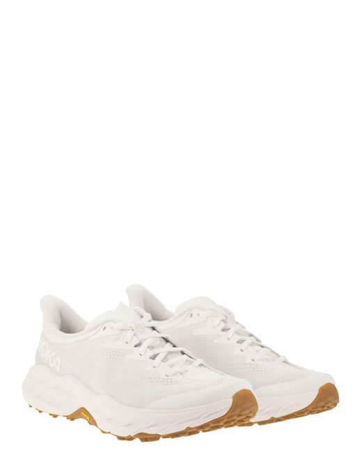 Hoka One One White Speedgoat Running Shoes for men