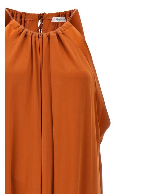 Max Mara Orange Samaria Dress
