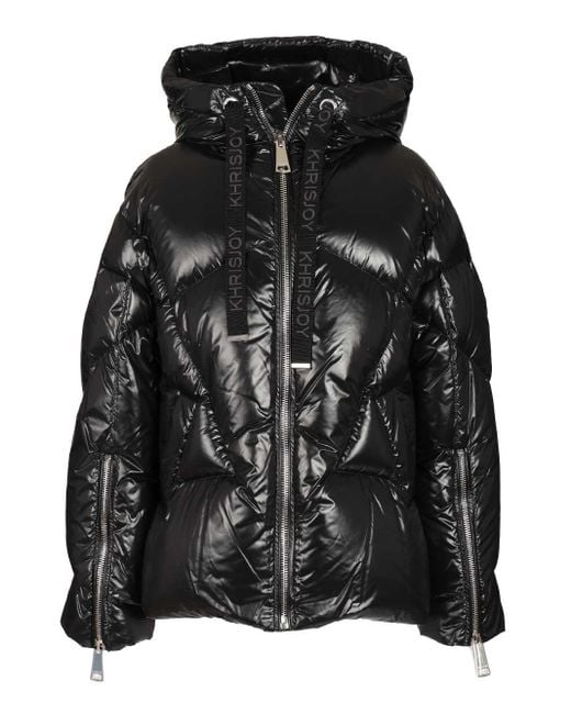 Khrisjoy Black "Iconic Milano" Down Jacket