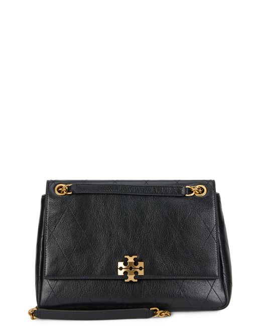 Tory Burch Black Shoulder Bag Leather Chain