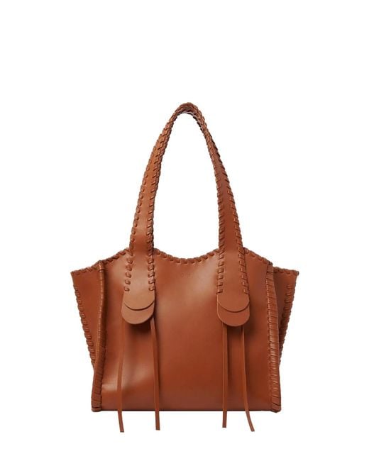 Chloé Brown Caramel Medium Mony Handbag