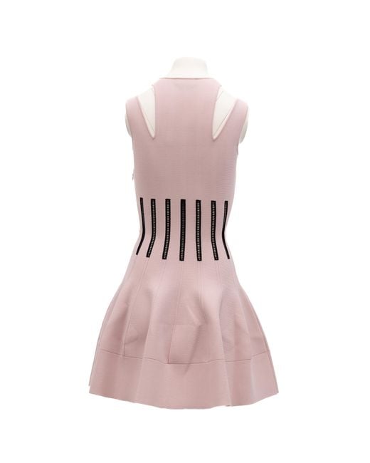 McQueen Pink Viscose Dress