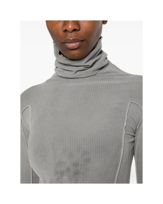 Baserange Gray Sweater Omato Ribbed Cotton Organic T-Shirts & Jerseys
