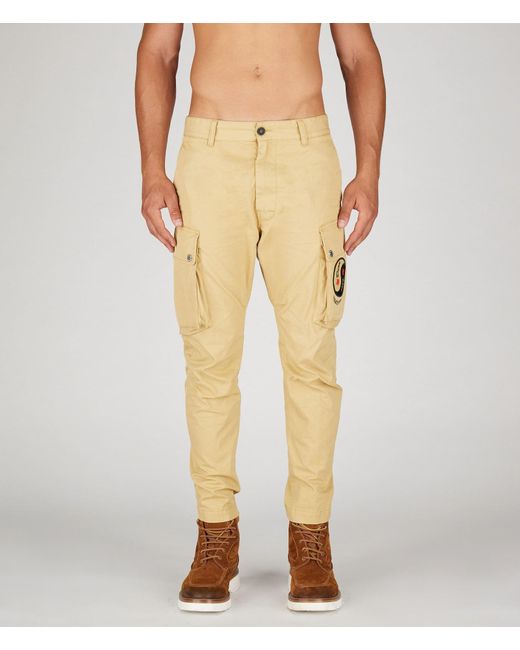 DSquared² Yellow Pants for men