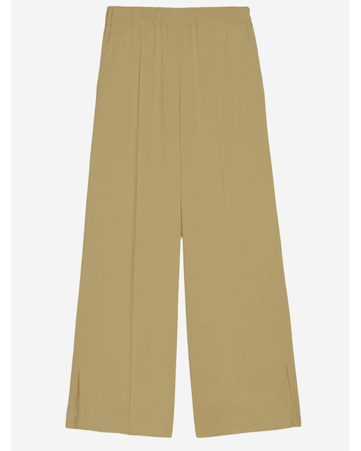 Jil Sander Natural Cotton Trousers