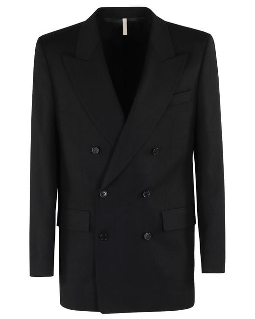 sunflower Black Db Blazer Lana Vergine Giacca for men