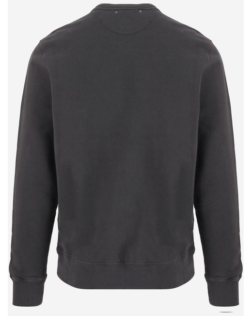 Golden Goose Deluxe Brand Gray Cotton Sweatshirt Knitwear for men