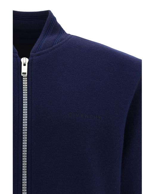 Givenchy Blue Varsity Jacket for men