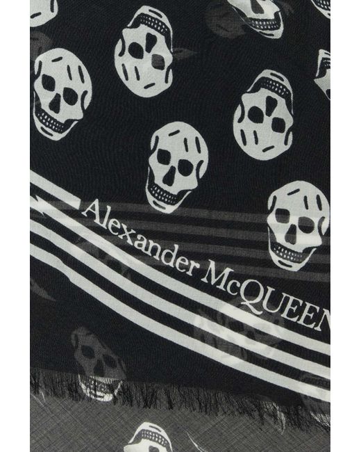 Alexander McQueen Black Sciarpa for men