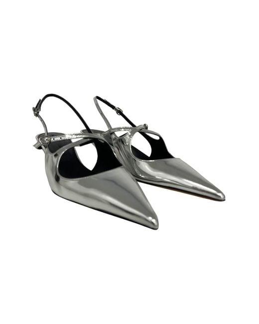 Proenza Schouler Multicolor Slash Crossover Slingback Pump