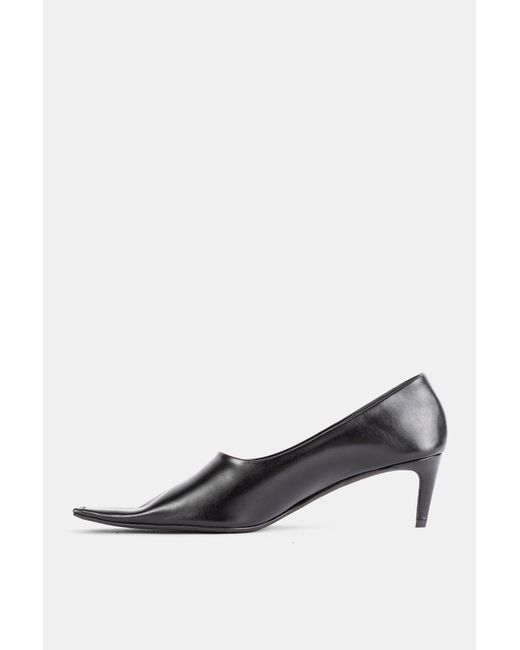Khaite White Escarpins Marlene Pump 50 En Cuir Noir Pumps