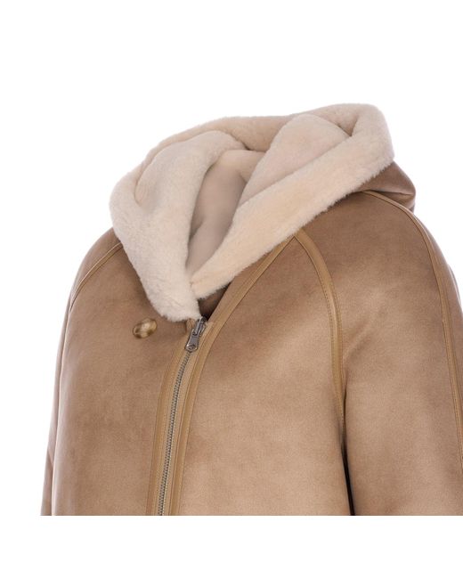 Urbancode Natural Reversible Faux Fur Jacket