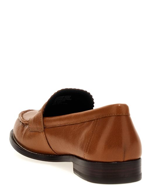 Tory Burch Brown Perry Loafers