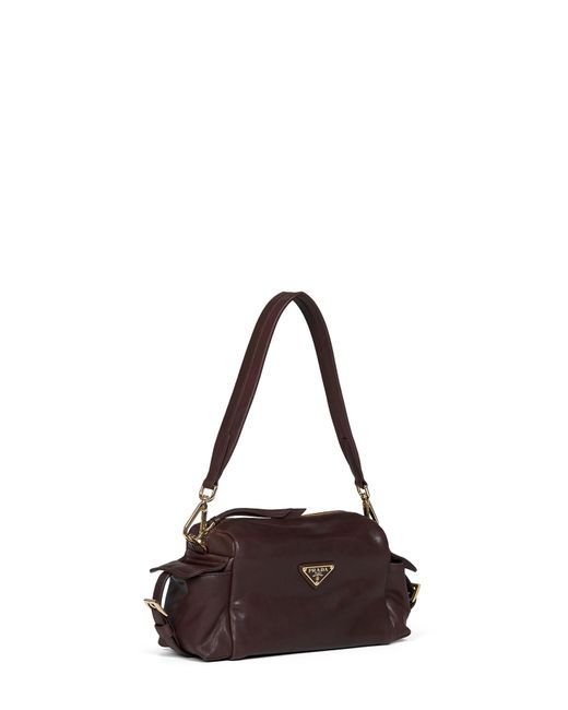 Prada Brown Shoulder Bag Explore Burnt Calf Leather Handbags
