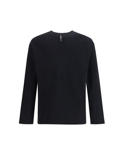 Jacquemus Black Long Sleeve T-Shirt Cotton T-Shirts for men