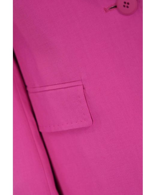 Max Mara Studio Pink Gitane Canvas Jacket