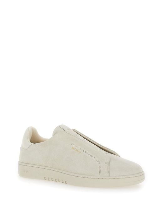 Axel Arigato White Dice Laceless' Low Top Slip-On Sneakers for men