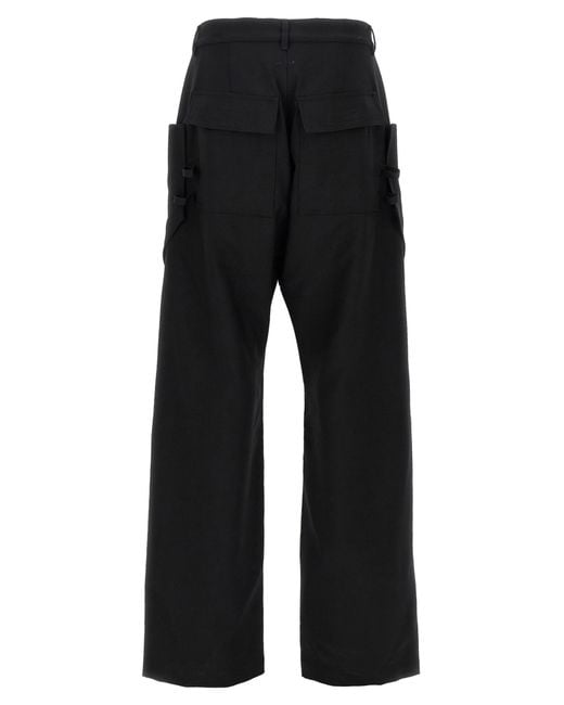 Rick Owens Black Stefan Cargo Pants for men