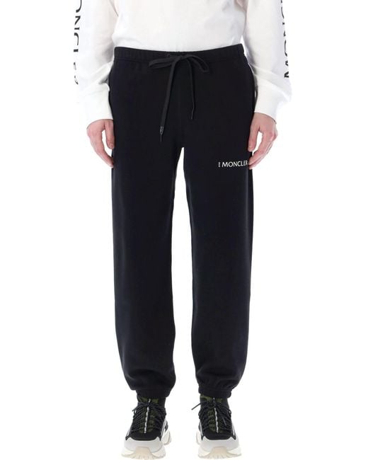 Moncler Jogging Pants in Black for Men Lyst