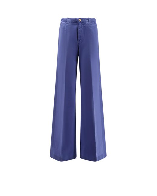 Chloé Blue Flared Bottom Denim Trousers