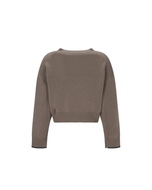 Brunello Cucinelli Brown Cashmere Sweater