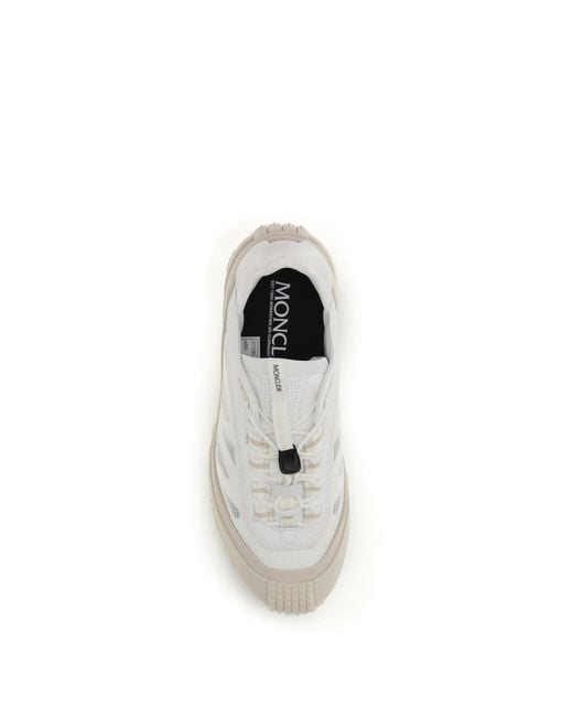 Moncler White Sneakers Trailgrip Lp Upper: Polyester Trainers