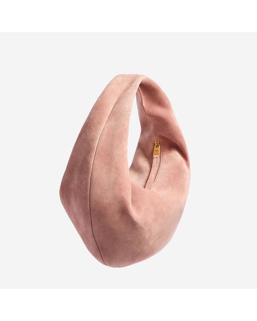 Khaite Pink Hobo Bag Olivia Baby Calfskin Shoulder