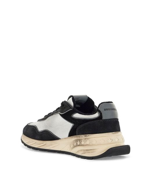DSquared² Black Sprinter Sneakers for men
