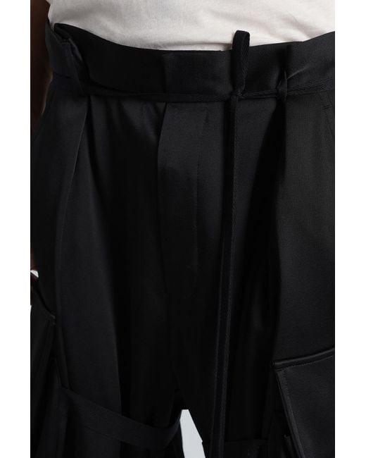 Ann Demeulemeester Black Iben Pants for men