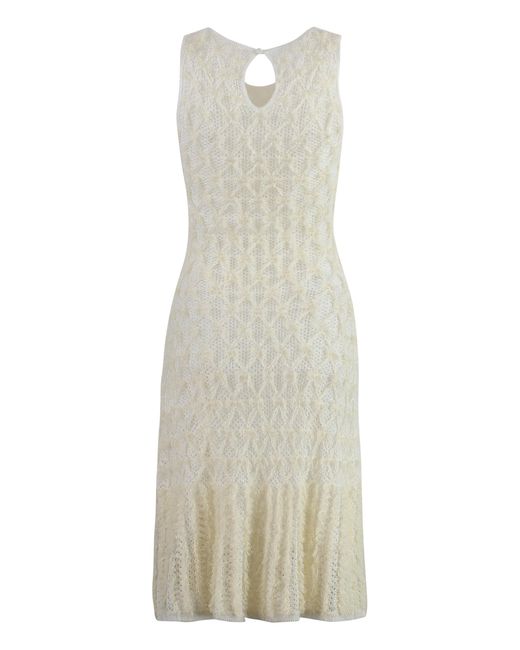 Chloé Natural Viscose Dress Silk