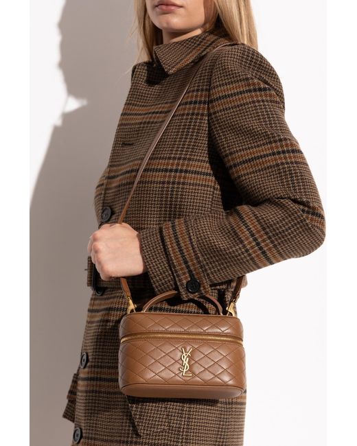 Saint Laurent Brown Shoulder Bag Gaby